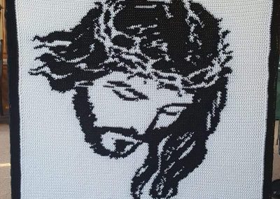 Christ Head Graphghan